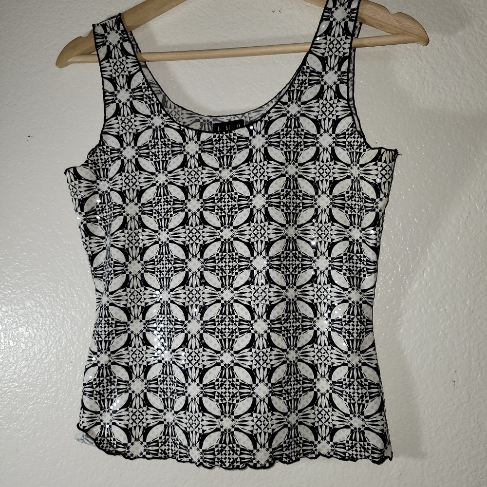INC International   Tank Top With Sequined